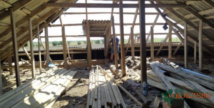 Жители села Украинка обеспокоены ремонтом школьной крыши