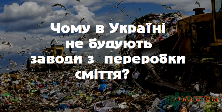 Почему в Украине не строят заводы по переработке мусора?