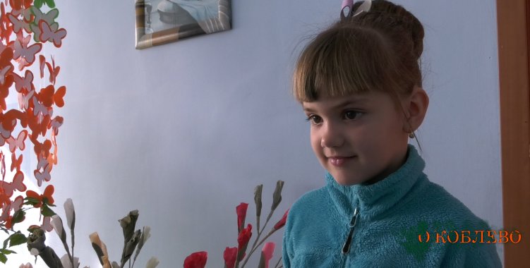 Ирина Омельчук, воспитанница средней группы.