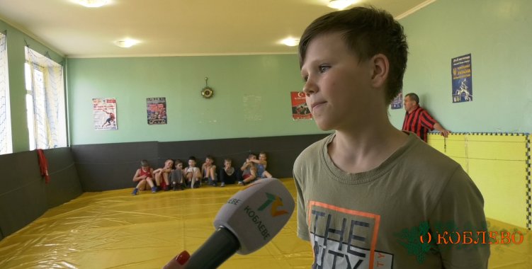 Александр Бендера, воспитанник секции по вольной борьбе.