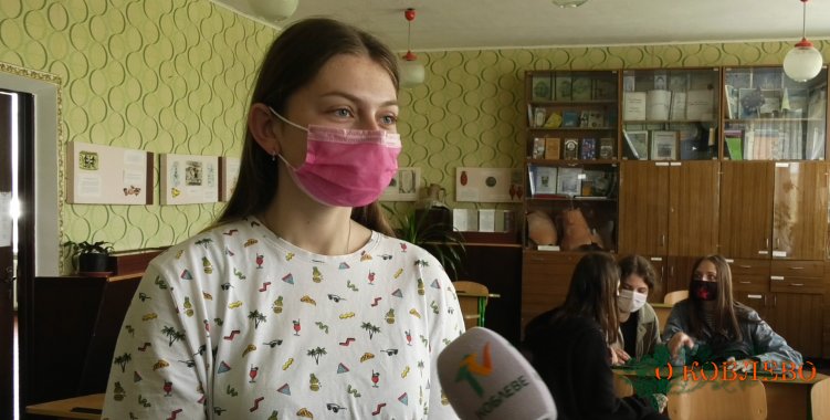 Мария Власюк, ученица 11 класса Рыбаковского УОСО I–III ступеней.