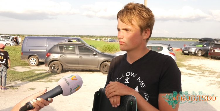 Павел Попов, участник второго этапа чемпионата Украины по кайтбордингу.