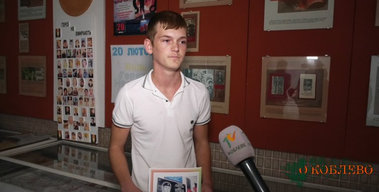 Евгений Жак, ученик 9 класса Анатольевского УОСО.