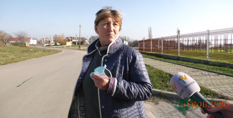 Ольга, жительница села Рыбаковка.