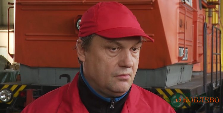 Владимир Черный, водитель дрезины на ТИС.