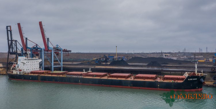 На ТИС заходил балкер с 66 тыс. тонн угля для компании ДТЭК (фото)