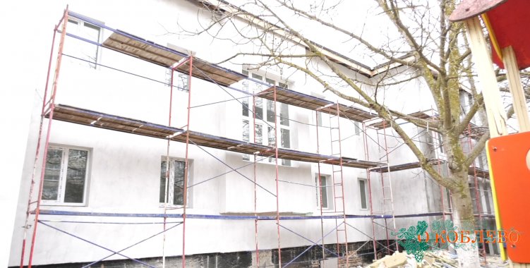 Реконструкция УДО «Сонечко» в Коблево: рабочие завершили ремонт крыши (фото)