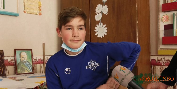 Александр Школин, ученик 7-го класса Украинского УОСО.