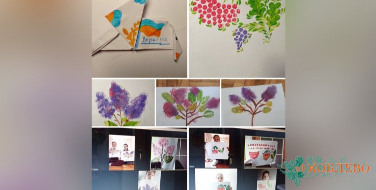 Школьники из Коблево освоили разные нетрадиционные техники рисования (фото)